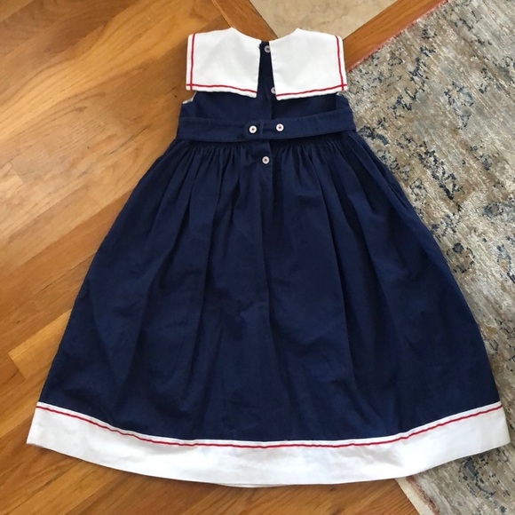 Red white & blue Strasburg sailor dress - Picture 2 of 3
